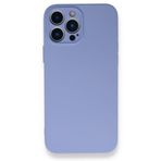 BSSM Nano İçi Kadife Silikon - Lila iPhone 13 Pro Max Kılıf