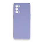 BSSM Nano İçi Kadife Silikon - Lila Oppo Reno 5 Pro Kılıf