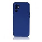 BSSM Nano İçi Kadife Silikon - Mavi Oppo Reno 6 Kılıf