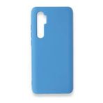 BSSM Nano içi Kadife Silikon - Mavi Xiaomi Mi Note 10 Lite Kılıf
