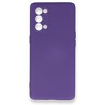 BSSM Nano İçi Kadife Silikon - Mor Oppo Reno 5 Pro Kılıf