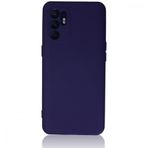 BSSM Nano İçi Kadife Silikon - Mor Oppo Reno 6 Kılıf
