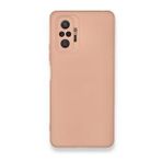 BSSM Nano İçi Kadife Silikon - Pudra Xiaomi Redmi Note 10 Pro Kılıf
