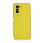 BSSM Nano içi Kadife Silikon - Sarı Xiaomi Poco F3 Kılıf