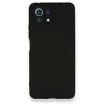 BSSM Nano içi Kadife Silikon - Siyah Xiaomi Mİ 11 Lite Kılıf