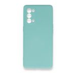 BSSM Nano İçi Kadife Silikon - Turkuaz Oppo Reno 5 Pro Kılıf