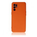 BSSM Nano İçi Kadife Silikon - Turuncu Oppo Reno 6 Kılıf