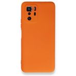BSSM Nano içi Kadife Silikon - Turuncu Xiaomi Poco X3 GT Kılıf