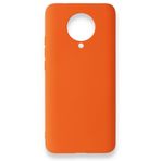 BSSM Nano içi Kadife Silikon - Turuncu Xiaomi Redmi K30 Pro Kılıf