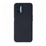 BSSM Oppo A96 Nano İçi Kadife Silikon Lacivert Kılıf