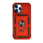 BSSM Pars Lens Yüzüklü Silikon - Kırmızı iPhone 14 Pro Max Kılıf