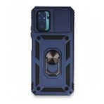 BSSM Pars Lens Yüzüklü Silikon - Lacivert Xiaomi Redmi Note 10 Kılıf