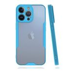 BSSM Platin Silikon - Mavi iPhone 14 Pro Max Kılıf