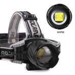 BSSM PS-2099 Profesyonel XHP99 LED Zoomlu USB Şarj Edilebilir Kafa Lambası