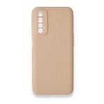 BSSM Pudra Realme 7 Nano İçi Kadife Silikon Kılıf