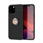 BSSM Range Yüzüklü Silikon - Siyah Gold iPhone 12 Pro Max Kılıf