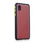 BSSM Samsung Galaxy A01 Core Miami Şeffaf Silikon Lacivert Kılıf