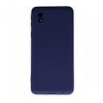 BSSM Samsung Galaxy A01 Core Nano İçi Kadife Silikon Lacivert Kılıf