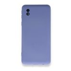 BSSM Samsung Galaxy A01 Core Nano İçi Kadife Silikon Lila Kılıf