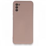 BSSM Samsung Galaxy A03S Nano içi Kadife Silikon Pudra Kılıf