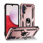 BSSM Samsung Galaxy A04S Sofya Yüzüklü Silikon Kapak Rose Kılıf