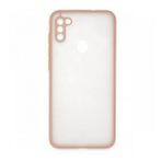 BSSM Samsung Galaxy A11 Montreal Silikon Kapak Pembe Kılıf