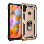 BSSM Samsung Galaxy A11 Sofya Yüzüklü Silikon Kapak Gold Kılıf