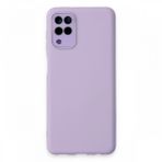 BSSM Samsung Galaxy A22 Lansman Glass Kapak Lila Kılıf