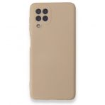 BSSM Samsung Galaxy A22 Nano İçi Kadife Silikon Pudra Kılıf