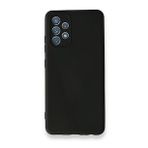 BSSM Samsung Galaxy A32 Nano İçi Kadife Siyah Silikon Kılıf