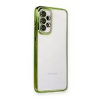 BSSM Samsung Galaxy A33 5G Razer Lensli Silikon Yeşil Cep Telefonu Kılıfı