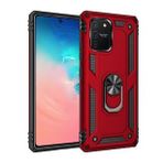 BSSM Samsung Galaxy A91 S10 Lite Sofya Yüzüklü Silikon Kapak Kırmızı Kılıf