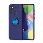 BSSM Samsung Galaxy M31 Range Yüzüklü Mavi Silikon Kılıf