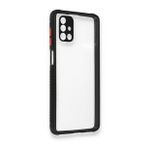 BSSM Samsung Galaxy M51 Miami Şeffaf Silikon Siyah Kılıf