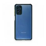 BSSM Samsung Galaxy M52 5G Miami Şeffaf Silikon Koyu Yeşil Kılıf