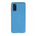BSSM Samsung Galaxy S20 Plus Nano İçi Kadife Mavi Silikon Kılıf