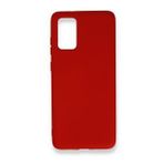 BSSM Samsung Galaxy S20 Plus Nano içi Kadife Silikon Kırmızı Kılıf
