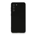 BSSM Samsung Galaxy S21 FE Nano İçi Kadife Silikon Siyah Kılıf