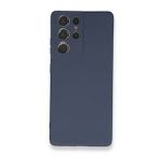 BSSM Samsung Galaxy S21 Ultra Nano İçi Kadife Silikon Gri Kılıf