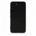 BSSM Samsung Galaxy S22 Nano İçi Kadife Silikon Siyah Kılıf