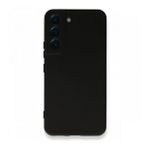 BSSM Samsung Galaxy S22 Plus Nano İçi Kadife Silikon Siyah Kılıf