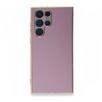 BSSM Samsung Galaxy S22 Ultra Volet Silikon Mor Kılıf
