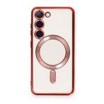 BSSM Samsung Galaxy S23 Plus Kross Magneticsafe Kapak Kırmızı Kılıf