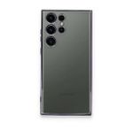 BSSM Samsung Galaxy S23 Ultra Razer Lensli Silikon Mor Cep Telefonu Kılıfı