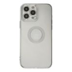 BSSM Santa Lens Silikon - Şeffaf iPhone 14 Pro Max Kılıf