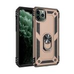 BSSM Sofya Yüzüklü Silikon Kapak - Gold iPhone 11 Pro Kılıf