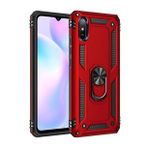 BSSM Sofya Yüzüklü Silikon Kapak - Kırmızı Xiaomi Redmi 9A Kılıf