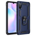 BSSM Sofya Yüzüklü Silikon Kapak - Lacivert Xiaomi Redmi 9A Kılıf