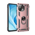 BSSM Sofya Yüzüklü Silikon Kapak - Rose Xiaomi Mİ 11 Lite Kılıf