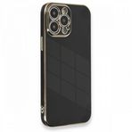 BSSM Volet Silikon - Siyah iPhone 13 Pro Max Kılıf